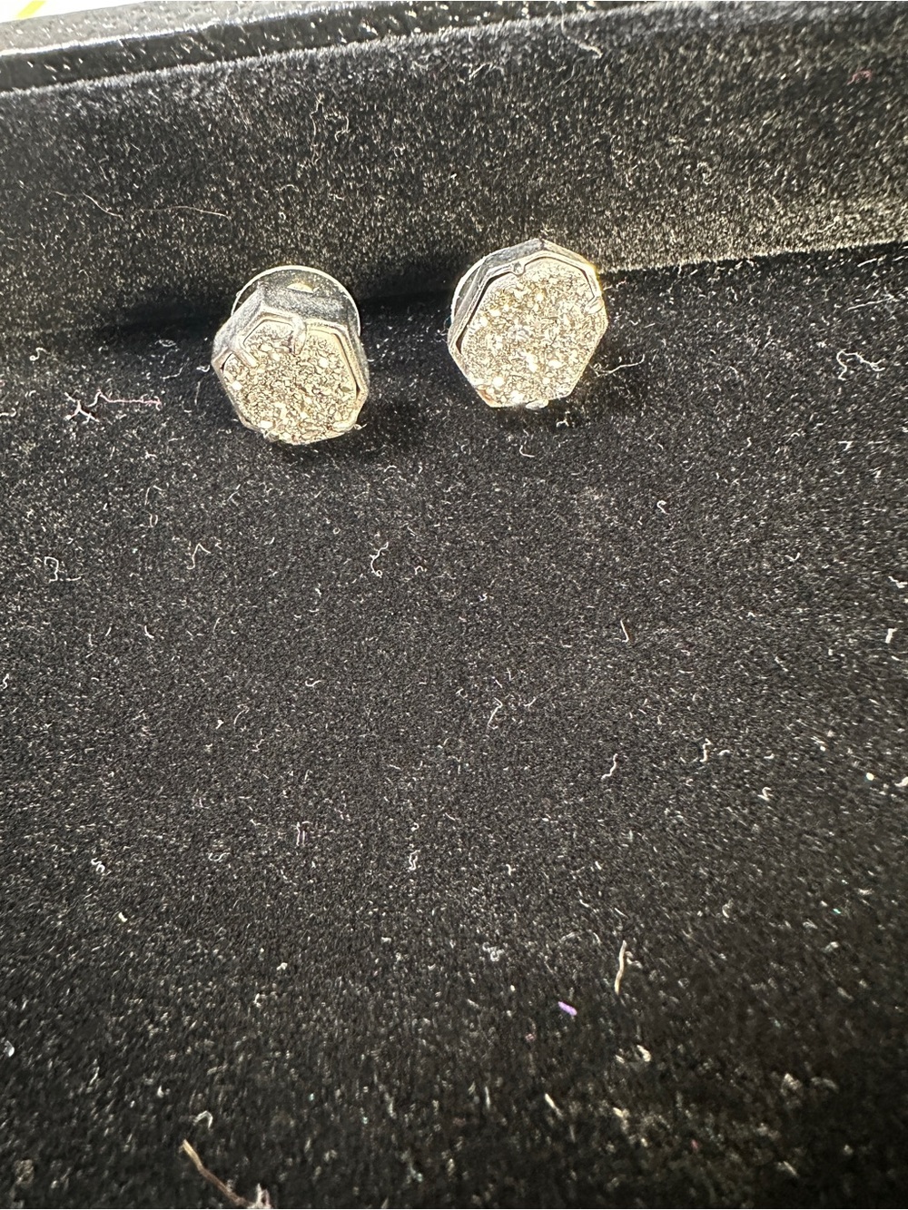 Kendra Scott druzy silver Taylor earrings